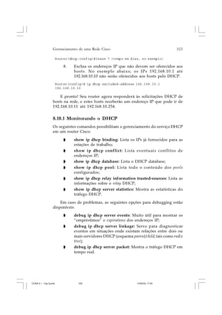 CCNA 4.1 - Capítulo 08   gerenciamento de uma rede cisco