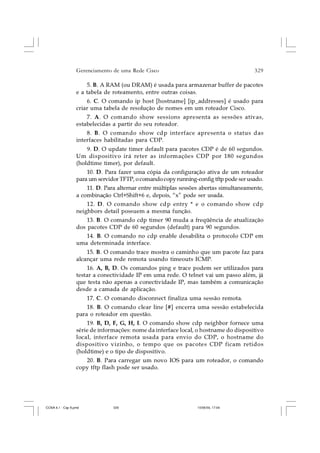 CCNA 4.1 - Capítulo 08   gerenciamento de uma rede cisco