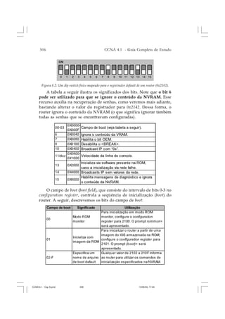 CCNA 4.1 - Capítulo 08   gerenciamento de uma rede cisco