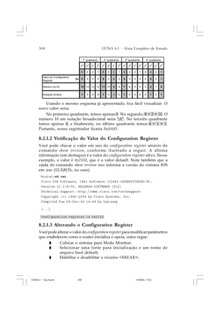 CCNA 4.1 - Capítulo 08   gerenciamento de uma rede cisco