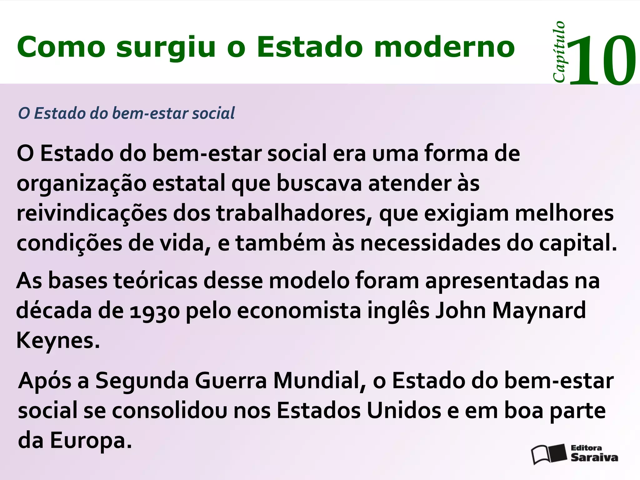 Sociologia Capítulo 10 - Como surgiu o Estado moderno | PPT