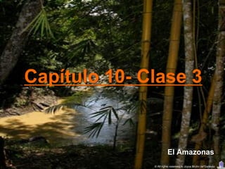 Capítulo 10- Clase 3


                        El Amazonas
              © All rights reserved to Joyce Bruhn de Garavito
 
