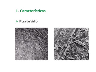 1. Características
 Fibra de Vidro
 