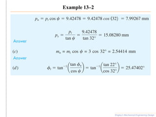 Example 13–2
Shigley’s Mechanical Engineering Design
 