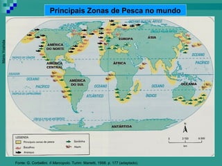 Principais Zonas de Pesca no mundo
Mário Yoshida




                Fonte: G. Corbellini. II Marcopolo. Turim: Marietti, 1998. p. 177 (adaptado).
 