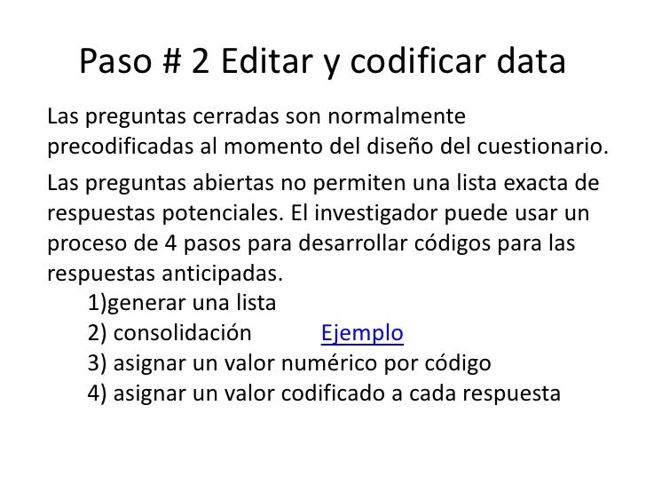 preguntas cerradas no codificadas preparaci 211 n de data y subsecuente an 193 lisis en preguntas cerradas no codificadas preparaci 211 n de data y subsecuente an 193 lisis en