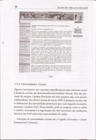 (Capítulo 1)visão geral do atual estágio da ead