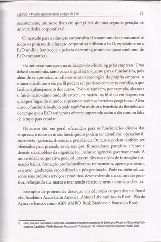 (Capítulo 1)visão geral do atual estágio da ead