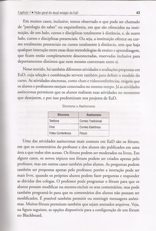 (Capítulo 1)visão geral do atual estágio da ead