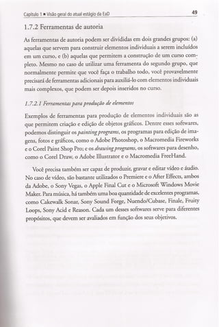(Capítulo 1)visão geral do atual estágio da ead
