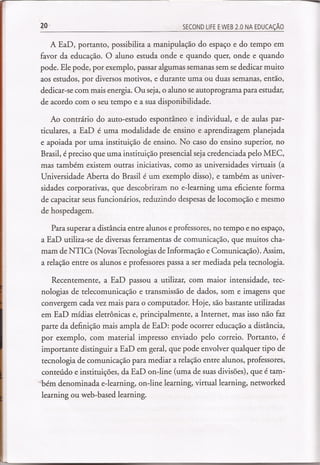 (Capítulo 1)visão geral do atual estágio da ead