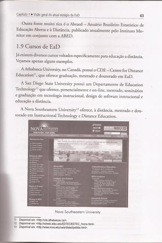 (Capítulo 1)visão geral do atual estágio da ead