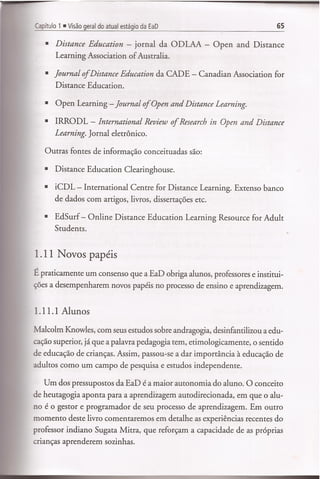 (Capítulo 1)visão geral do atual estágio da ead