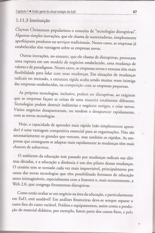 (Capítulo 1)visão geral do atual estágio da ead