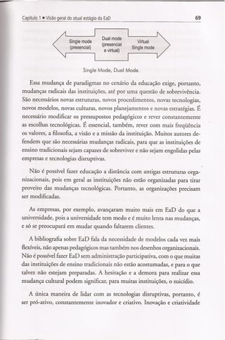 (Capítulo 1)visão geral do atual estágio da ead