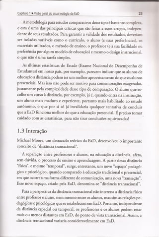 (Capítulo 1)visão geral do atual estágio da ead