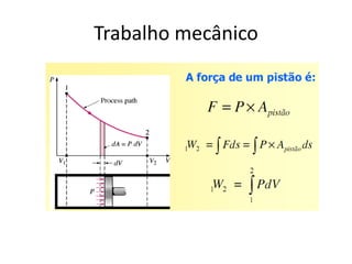 Trabalho mecânico
 