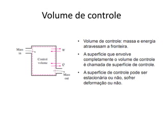 Volume de controle
 