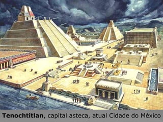 Cenas do cotidiano desenhadas em um manuscrito asteca por volta de 1500
 