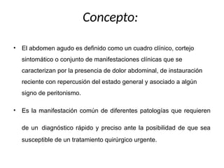 Capítulo 2, 3 y 4. Abdomen Agudo en el embarazo I, II y III.ppt