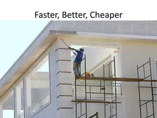 Faster, Better, Cheaper
 