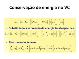 Conservação de energia no VC
 