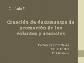 Capítulo 5




             Marangelys Torres Molina
                      SOFI-3417-M20
                       Prof. González
 