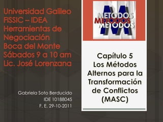 Gabriela Soto Berducido
            IDE 10188045
         F. E. 29-10-2011
 