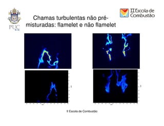 Chamas turbulentas não pré-
misturadas: flamelet e não flamelet




               II Escola de Combustão
 