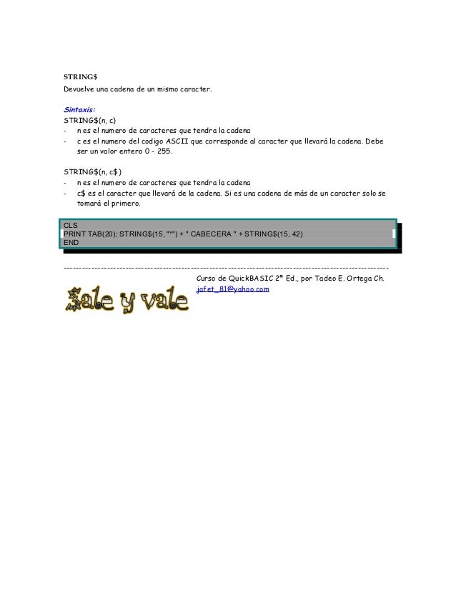 manipulacion de cadenas en c cap 237 tulo 6 qbasic manipulaci 243 n de cadenas de texto manipulacion de cadenas en c cap 237 tulo 6 qbasic manipulaci 243 n de cadenas de texto