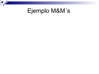 Ejemplo M&M´s 