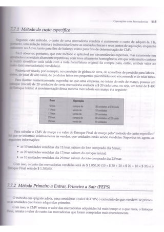 Capítulo 7 - Operações com mercadorias - marion e iudícibus