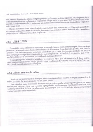 Capítulo 7 - Operações com mercadorias - marion e iudícibus