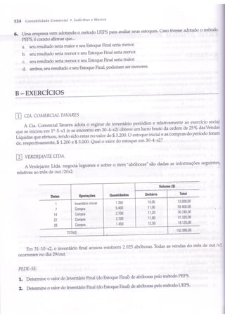 Capítulo 7 - Operações com mercadorias - marion e iudícibus