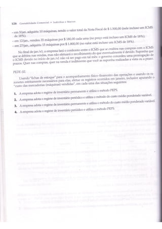 Capítulo 7 - Operações com mercadorias - marion e iudícibus