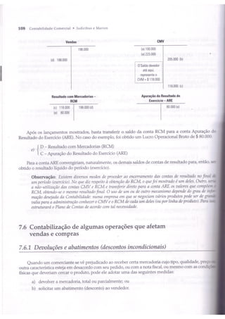 Capítulo 7 - Operações com mercadorias - marion e iudícibus