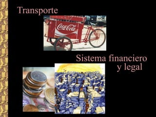 1) Etapa de desarrollo económico260 paísesPaíses desarrolladosPaíses en desarrolloAgrícola  industrial+ Empresas privadas.Importantessectorespúblicos.Ya hicieron elmovimientoEconomíapreindustrial