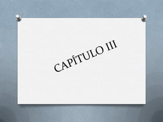 Capítulo iii