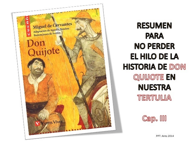 Don Quijote Resumen Capitulo 3