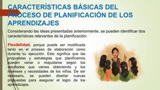 CAPÍTULO III ORIENTACIONES PARA PLANIFICAR EL PROCESO DE ENSEÑANZA ...