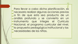 CAPÍTULO III ORIENTACIONES PARA PLANIFICAR EL PROCESO DE ENSEÑANZA ...