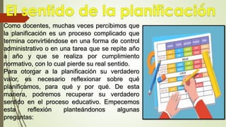 CAPÍTULO III ORIENTACIONES PARA PLANIFICAR EL PROCESO DE ENSEÑANZA ...