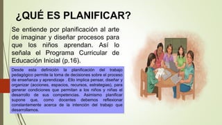 CAPÍTULO III ORIENTACIONES PARA PLANIFICAR EL PROCESO DE ENSEÑANZA ...