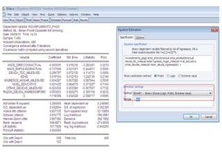 Capítulo vii modelos logit y probit