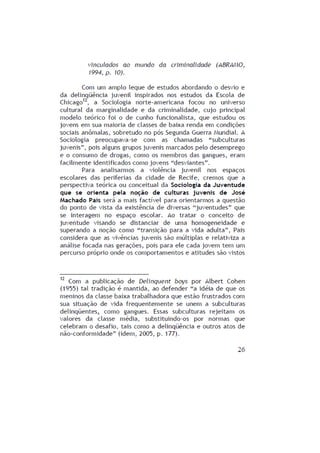 Capítulo violência nas escolas