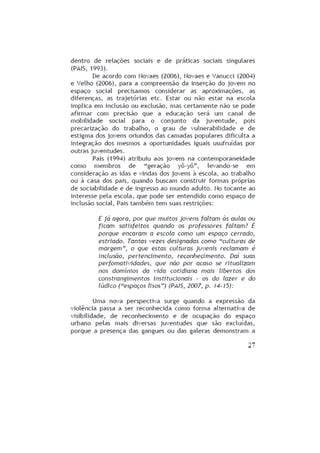 Capítulo violência nas escolas