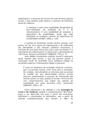 Capítulo violência nas escolas