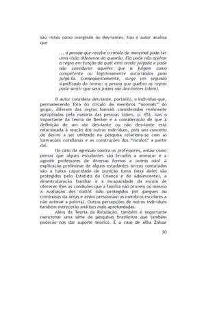 Capítulo violência nas escolas