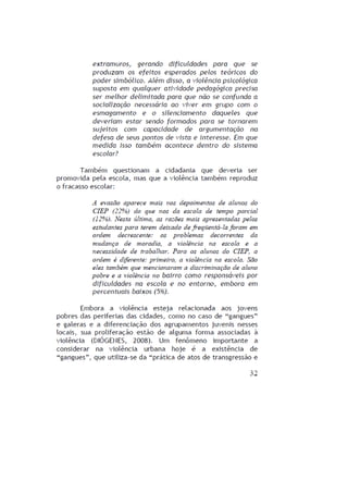 Capítulo violência nas escolas