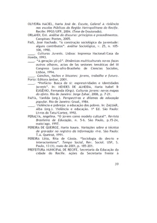 Capítulo violência nas escolas